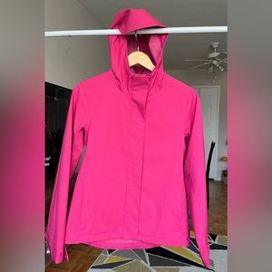 Uniqlo waterproof pink jacket
